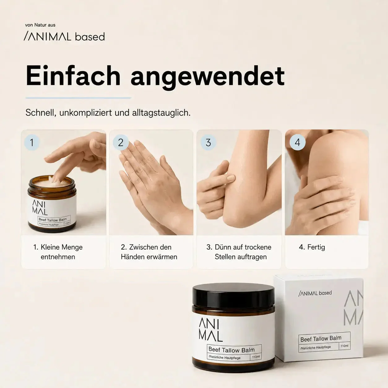 Beef Tallow Balm - Rindertalg Hautpflege - 110ml - Image 7