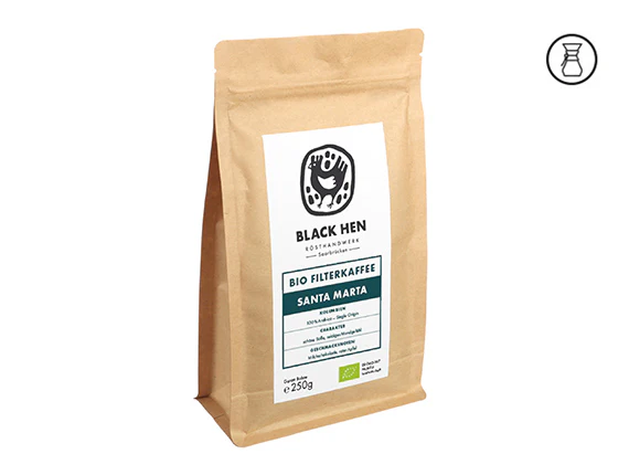 BIO Black Hen - Santa Marta Filterkaffee