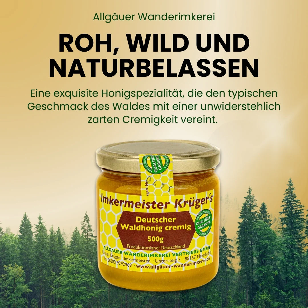 Deutscher Waldhonig cremig 500g - Image 4