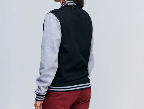 Die Schmiede - KREUTZERS Basic College Jacket Girls (black heather grey) - Image 3