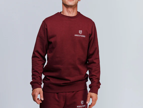 Die Schmiede - KREUTZERS Basic Crewneck Men (burgundy)