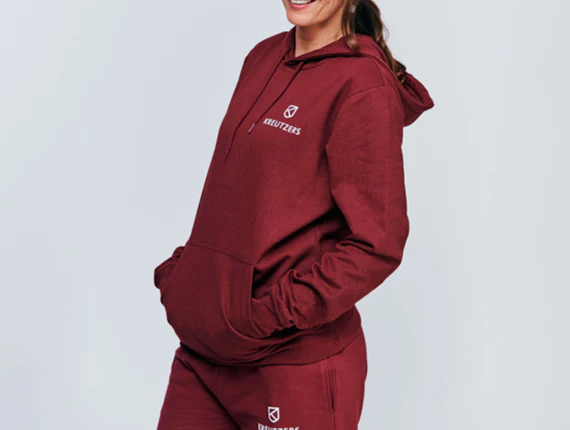 Die Schmiede - KREUTZERS Basic Hoodie Girls (burgundy)