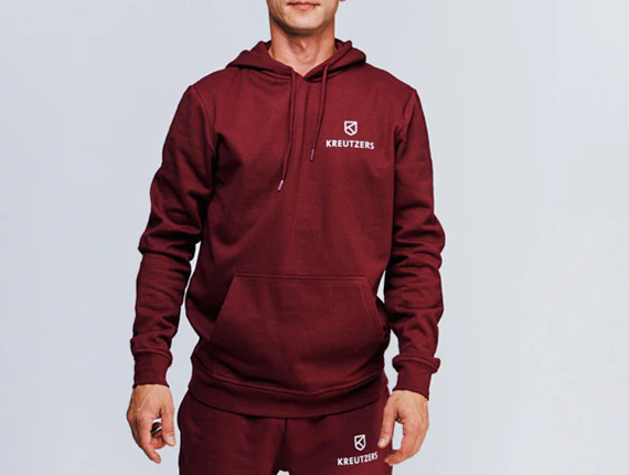 Die Schmiede - KREUTZERS Basic Hoodie Men (burgundy)