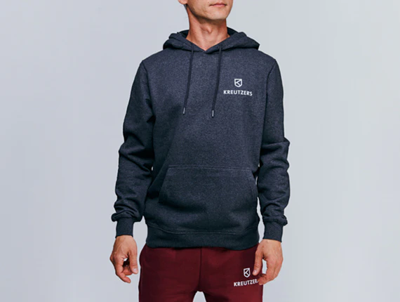 Die Schmiede - KREUTZERS Basic Hoodie Men (charcoal)