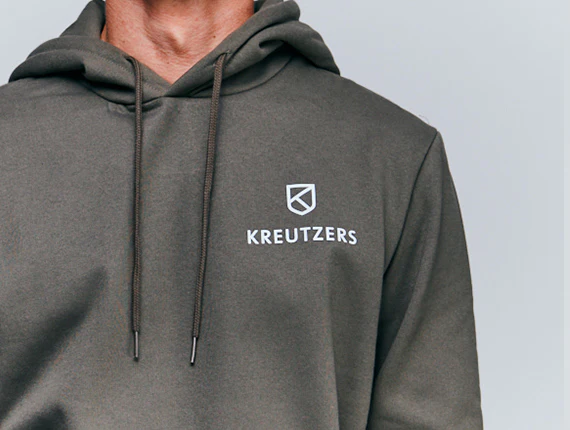 Die Schmiede - KREUTZERS Basic Hoodie Men (olive) - Image 2