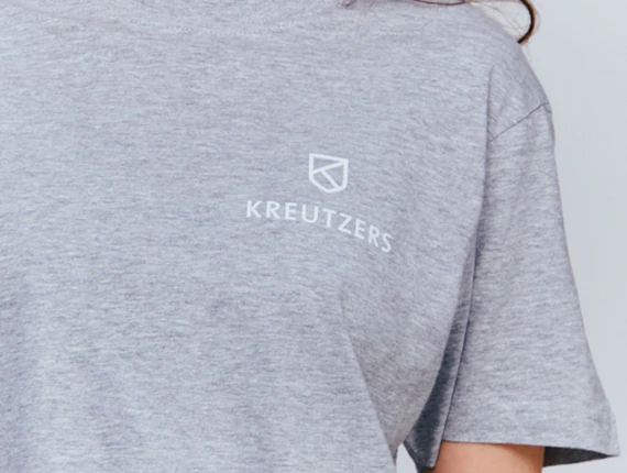 Die Schmiede - KREUTZERS Basic Round Neck T-Shirt Girls (heather grey) - Image 2