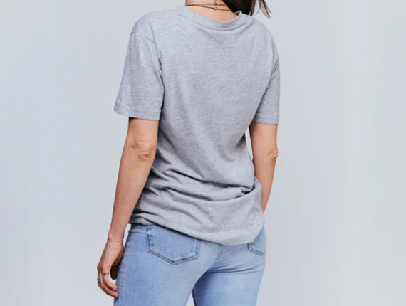 Die Schmiede - KREUTZERS Basic Round Neck T-Shirt Girls (heather grey) - Image 3