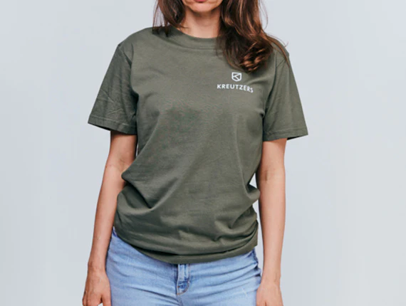 Die Schmiede - KREUTZERS Basic Round Neck T-Shirt Girls (olive)