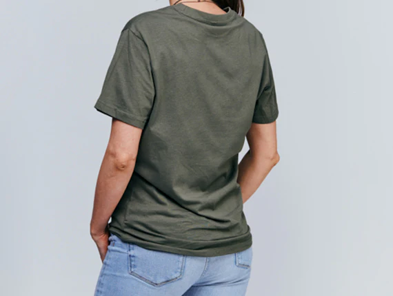Die Schmiede - KREUTZERS Basic Round Neck T-Shirt Girls (olive) - Image 3