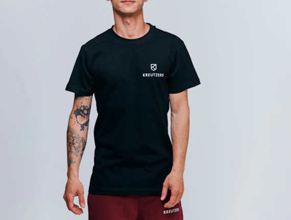 Die Schmiede - KREUTZERS Basic Round Neck T-Shirt Men (black)