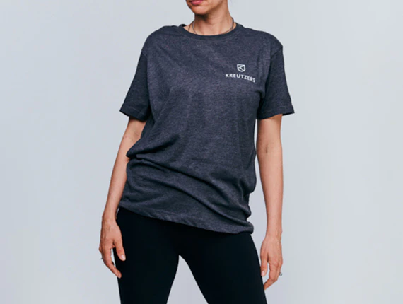 Die Schmiede - KREUTZERS Basic Round Neck T-Shirt Girls (charcoal)