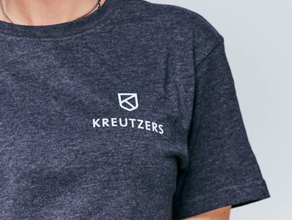 Die Schmiede - KREUTZERS Basic Round Neck T-Shirt Girls (charcoal) - Image 2
