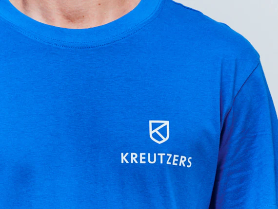 Die Schmiede - KREUTZERS Basic Round Neck T-Shirt Men (cobalt blue) - Image 2