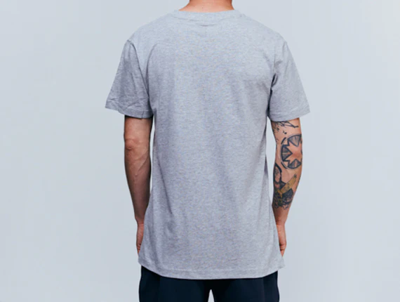 Die Schmiede - KREUTZERS Basic Round Neck T-Shirt Men (heather grey) - Image 3