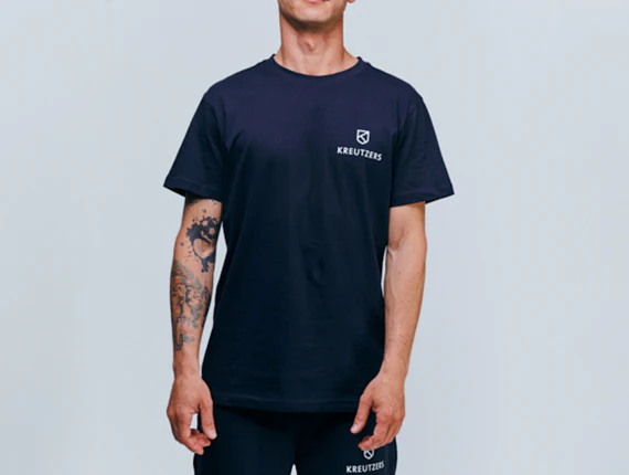 Die Schmiede - KREUTZERS Basic Round Neck T-Shirt men (navy)