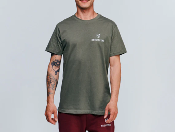 Die Schmiede - KREUTZERS Basic Round Neck T-Shirt Men (olive)