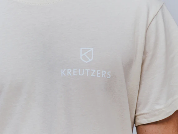 Die Schmiede - KREUTZERS Basic Round Neck T-Shirt Men (sand) - Image 2