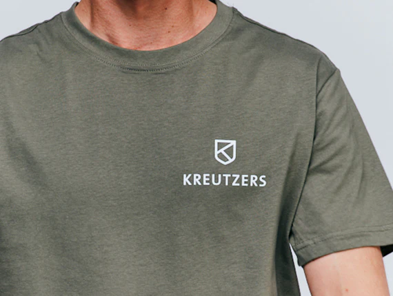 Die Schmiede - KREUTZERS Basic Round Neck T-Shirt Men (olive) - Image 2