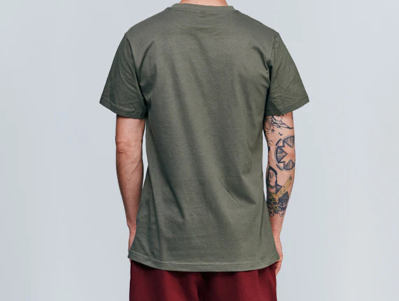 Die Schmiede - KREUTZERS Basic Round Neck T-Shirt Men (olive) - Image 3
