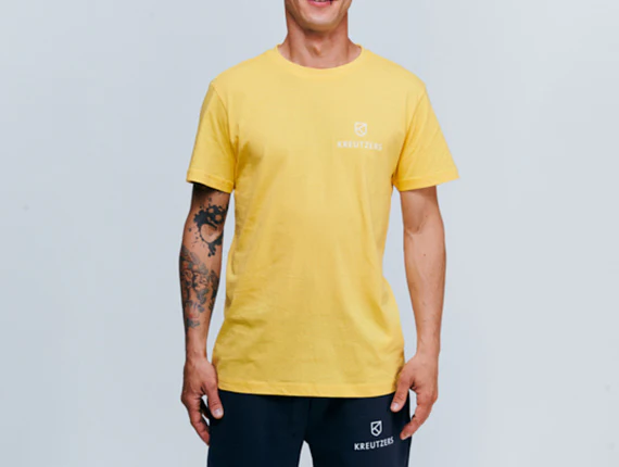 Die Schmiede - KREUTZERS Basic Round Neck T-Shirt Men (taxi yellow)