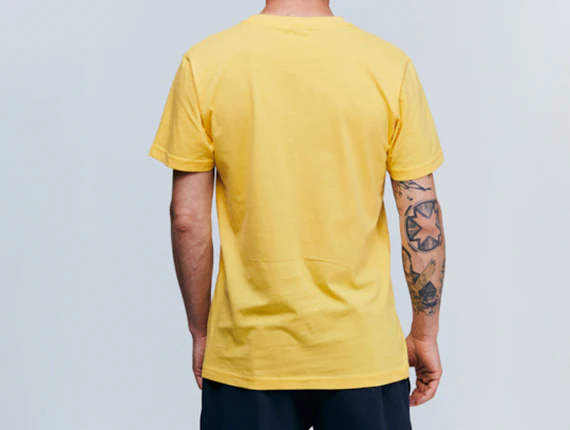 Die Schmiede - KREUTZERS Basic Round Neck T-Shirt Men (taxi yellow) - Image 3