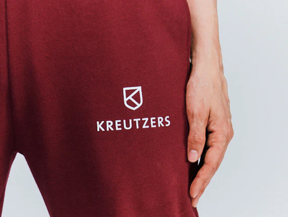 Die Schmiede - KREUTZERS Basic Sweat Pants Girls (burgundy) - Image 2