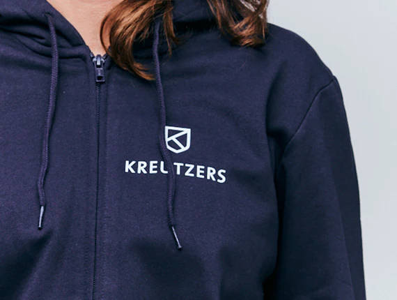 Die Schmiede - KREUTZERS Basic Zip Hoodie Girls (navy) - Image 2