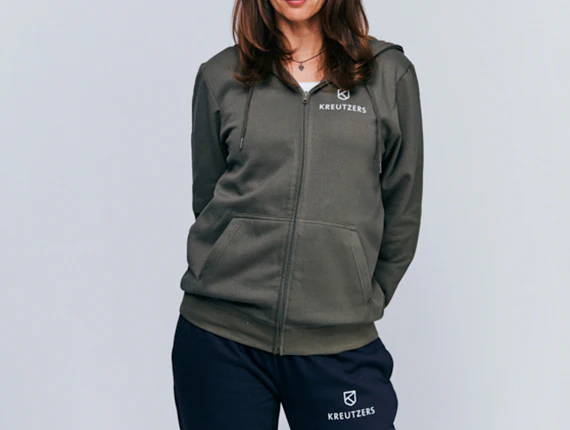 Die Schmiede - KREUTZERS Basic Zip Hoodie Girls (olive)
