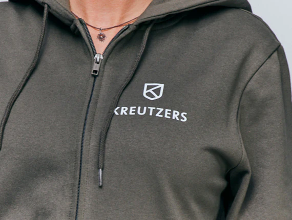 Die Schmiede - KREUTZERS Basic Zip Hoodie Girls (olive) - Image 2