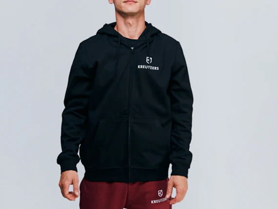 Die Schmiede - KREUTZERS Basic Zip Hoodie Men (black)