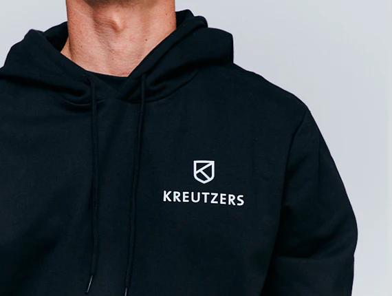 Die Schmiede - KREUTZERS Basic Hoodie Men (black) - Image 3