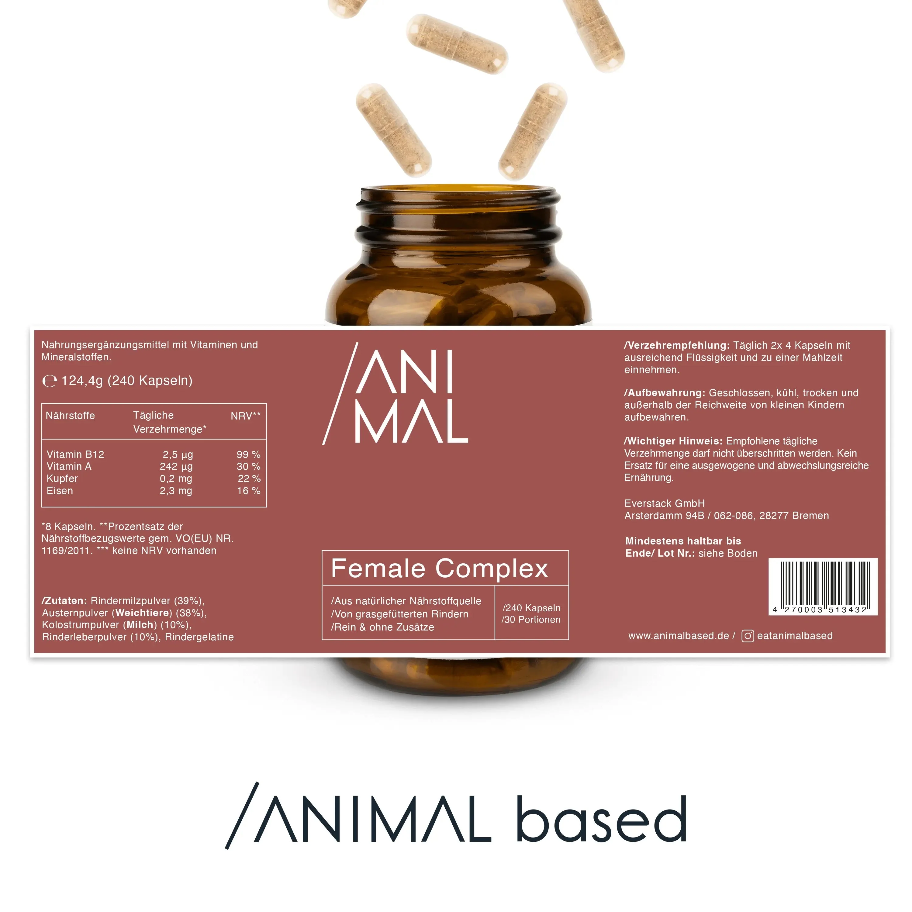 Female Complex - Grass Fed Organs mit Austern - Image 6
