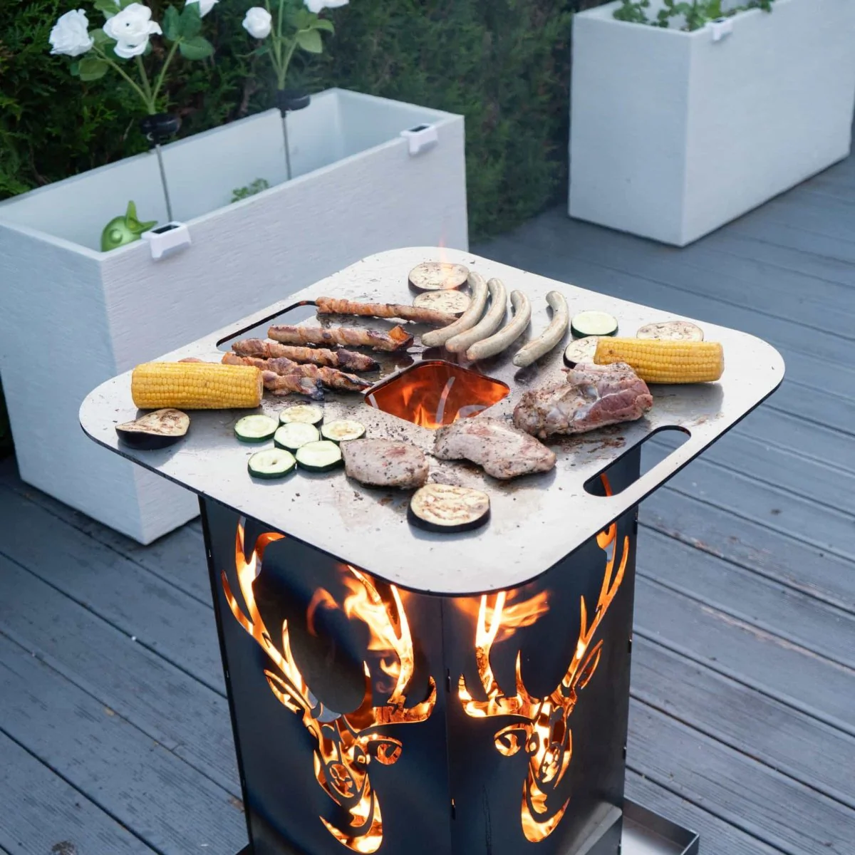 Grillplatte für Feuertonne