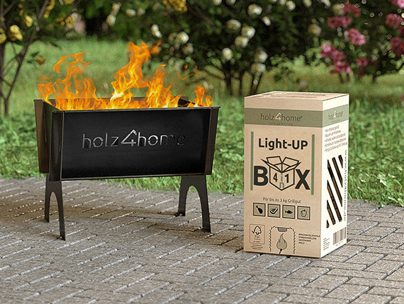 Holz4Home LIGHT UP - Grillbox Grillkohle (6x) - Image 3