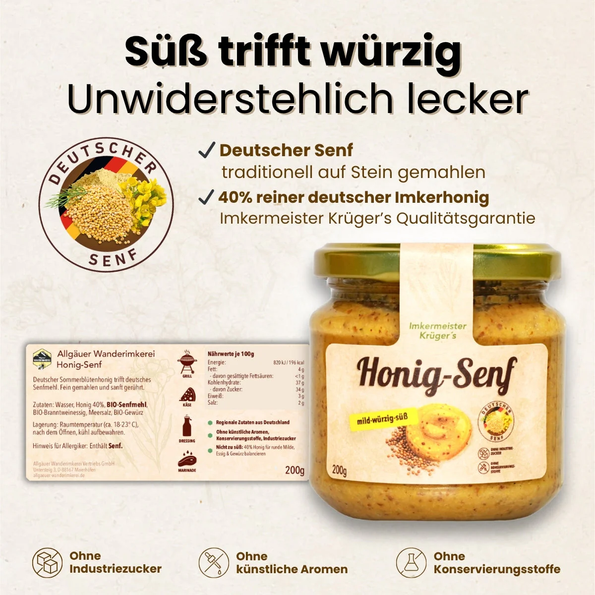 Honig-Senf 200g - Image 9