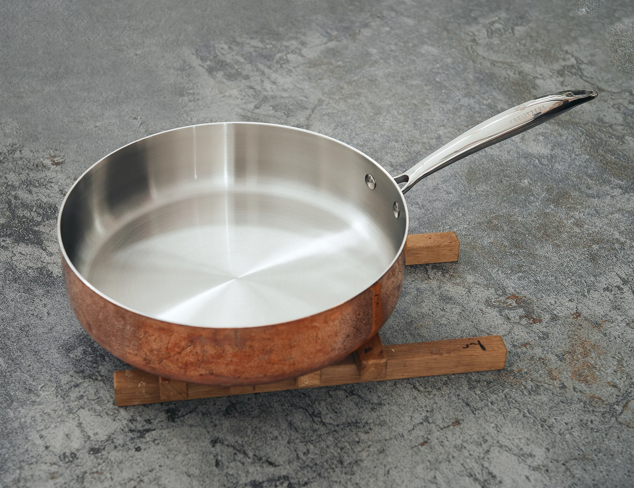 Kreutzers Gourmet Pfanne mit hohem Rand 28cm