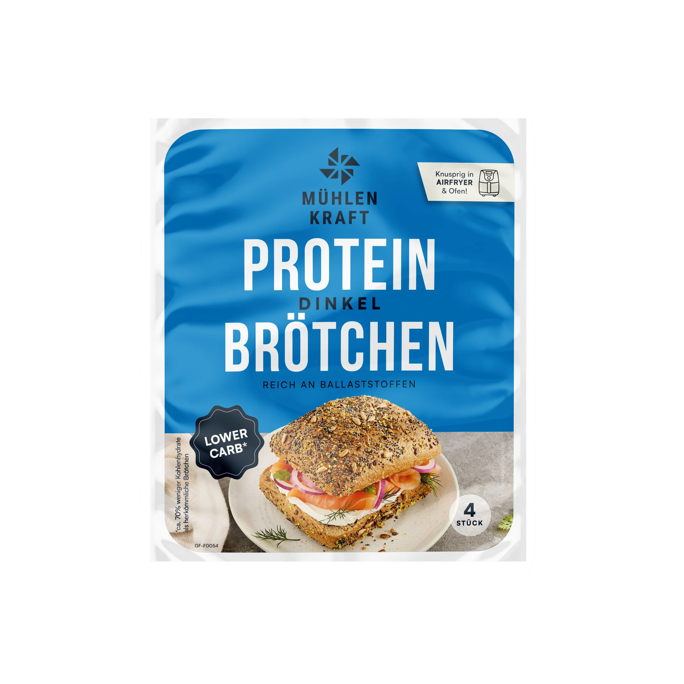 Mühlenkraft Protein Dinkel Brötchen