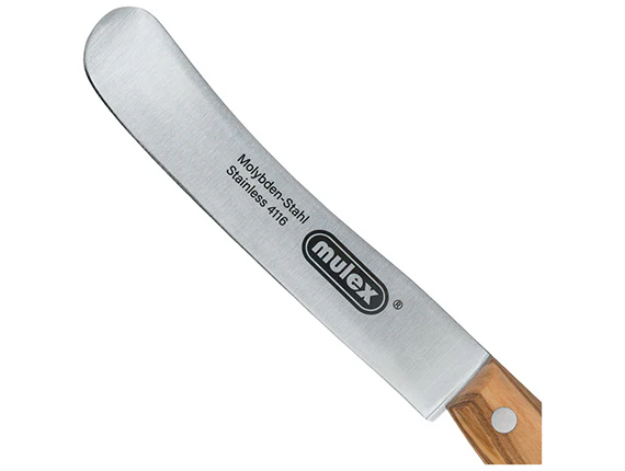 Mulex - Buckelsmesser / Frühstücksmesser geschmiedet mit Olivenholz - gerade Klinge - Image 2
