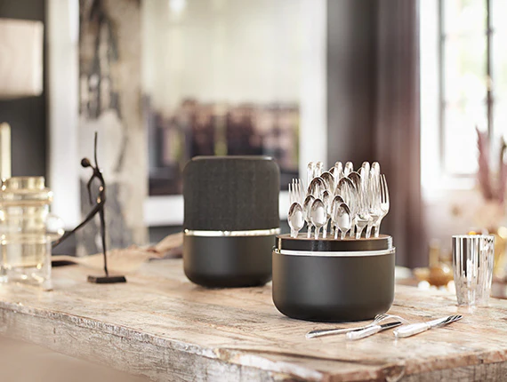 Robbe & Berking - THE BOX Martelé - 24 tlg. Sterling Silber - Image 3