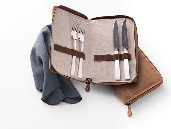 Robbe & Berking - GRILLSET Riva Frozen Black - 4tlg. Sterling Silber