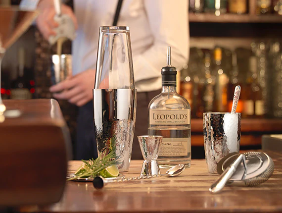 Robbe & Berking - COCKTAILSHAKER mit Glas Martelé - versilbert - Image 2