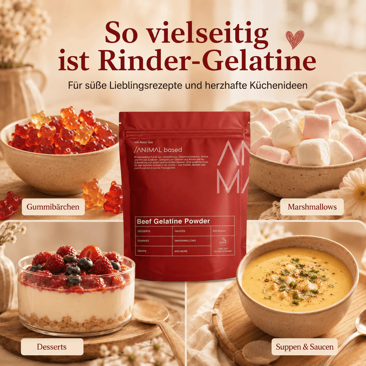 Rindergelatine Pulver - Grass Fed Beef Gelatine - Image 3