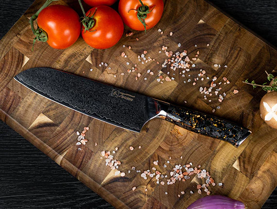 TSUME - Santoku "Carbon Gold" - Image 2