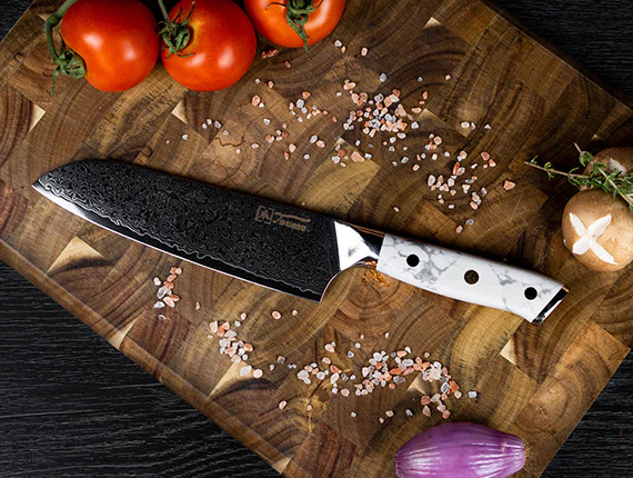 TSUME - Santoku "White Marble" - Image 2