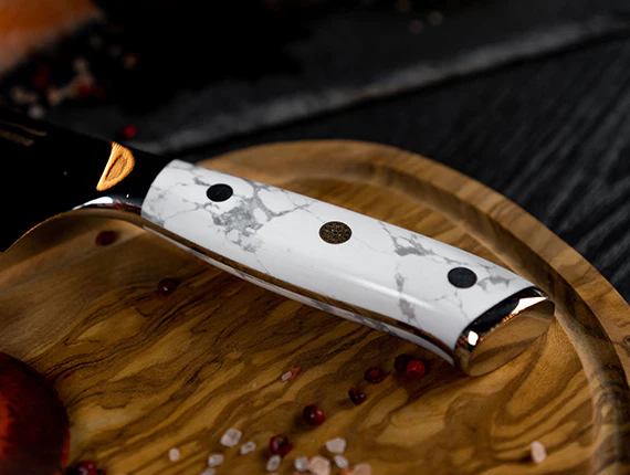 TSUME - Santoku "White Marble" - Image 3
