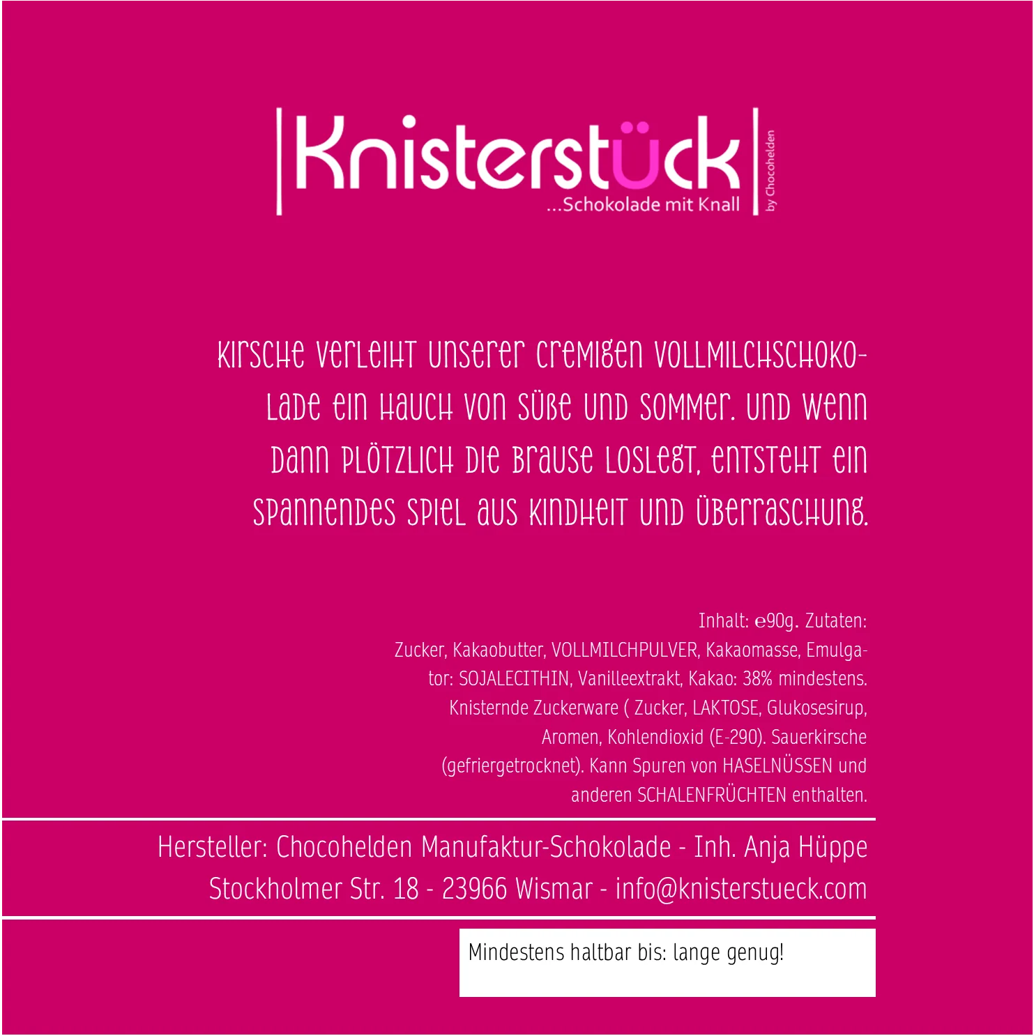 Vollmilch mit Sauerkirsche & Knallbrause - Image 5